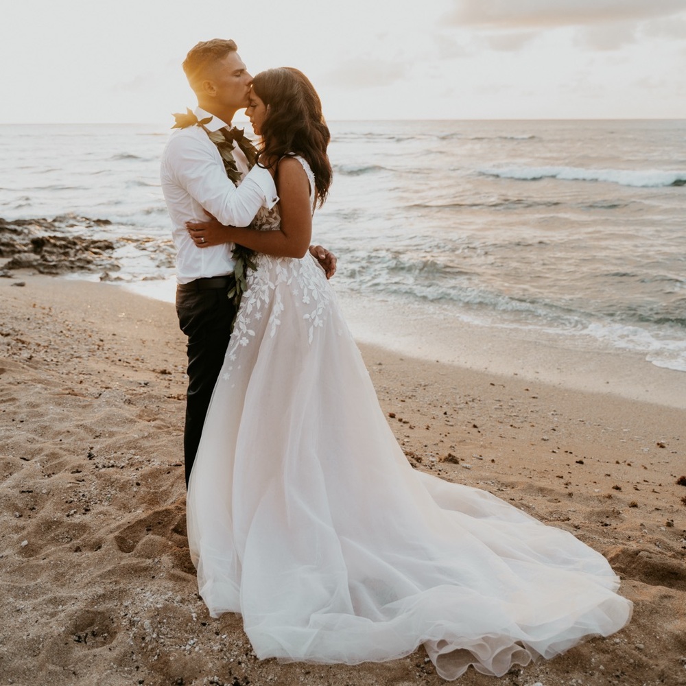 Carmel wedding gown bhldn